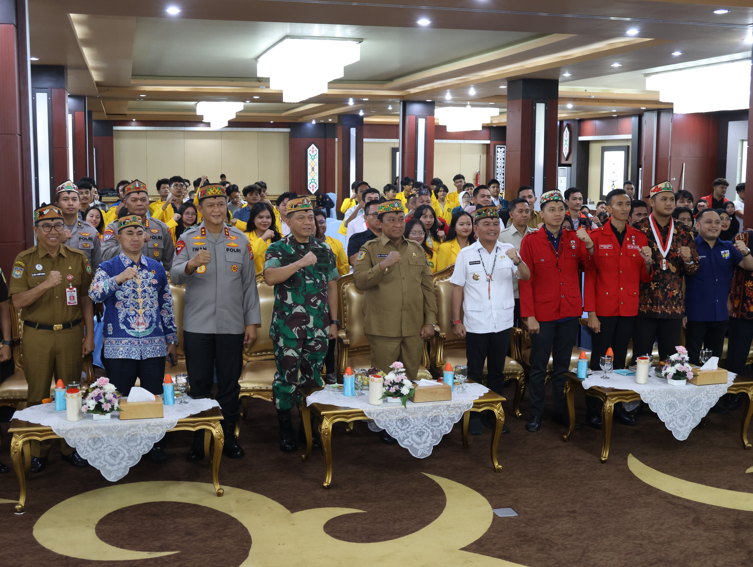 Perkuat Sinergi, Kapolda Hadiri Pelantikan dan Rapimda Pengurus DPD GMNI Kalteng