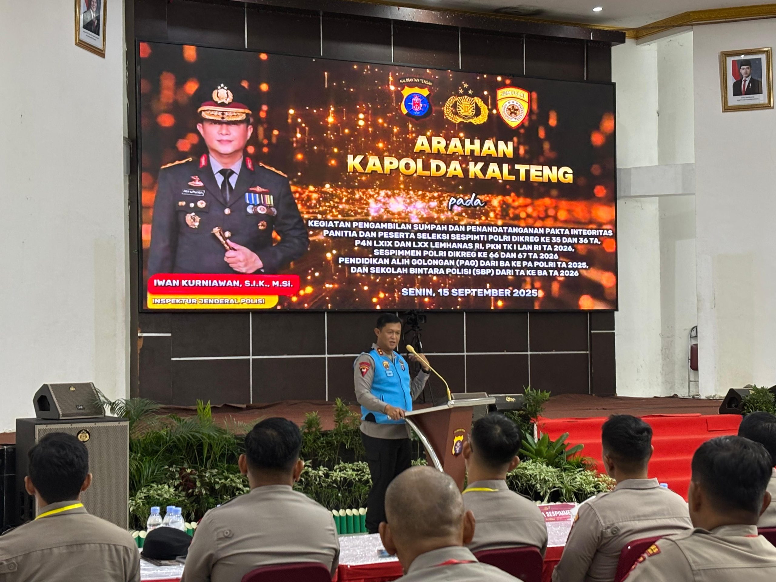 243 Personel Polda Kalteng, Siap Ikuti Seleksi Terpadu Pendidikan Pengembangan Karir Polri 2025