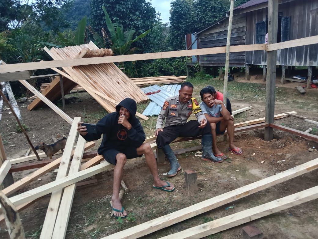 Piket Polsek Delang Sambang Anak-anak Yang Nongkrong