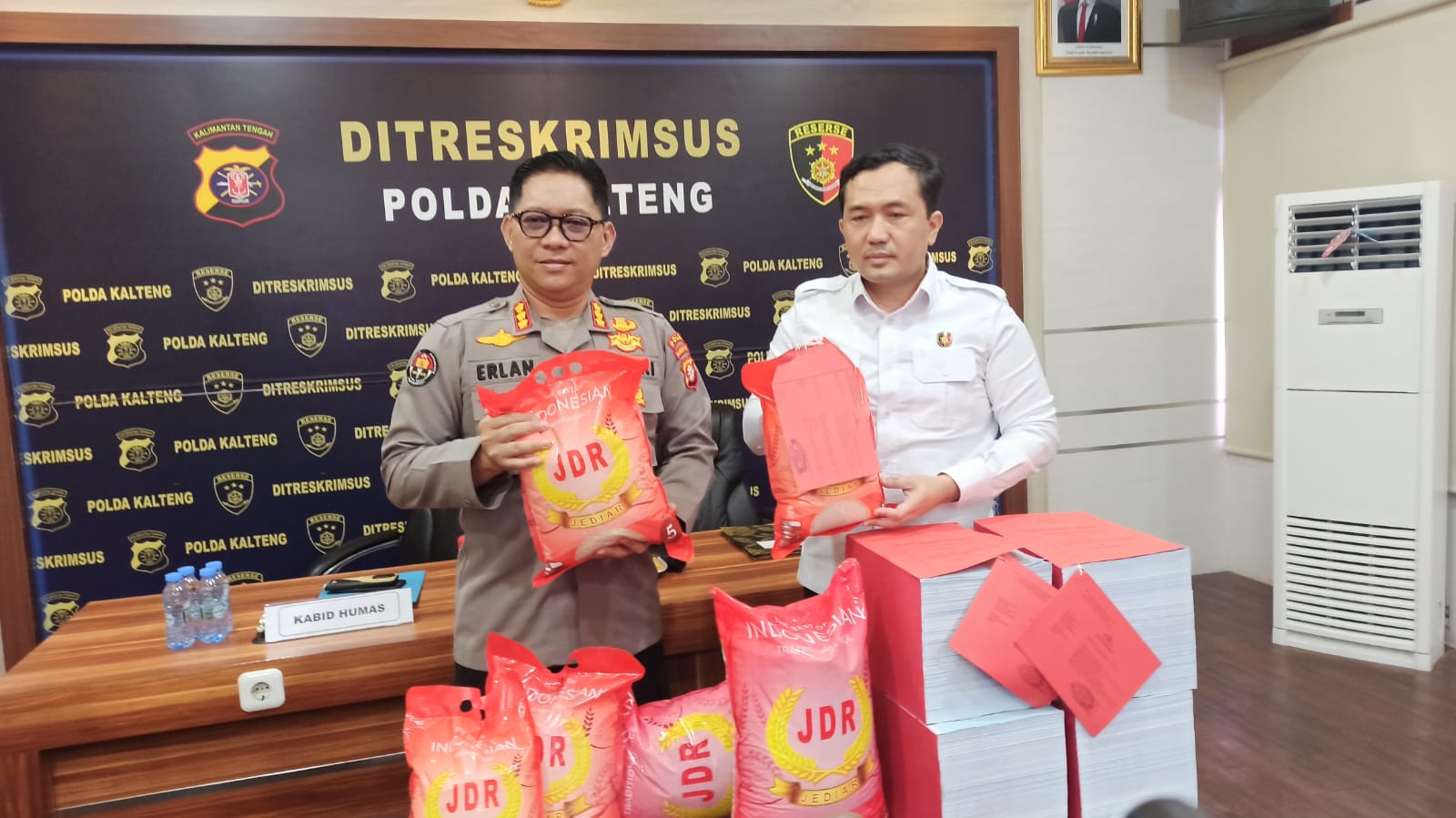 Jual Beras Premium Tak Sesuai Standart, Pria Warga Palangka Raya Diamankan Ditreskrimsus Polda Kalteng