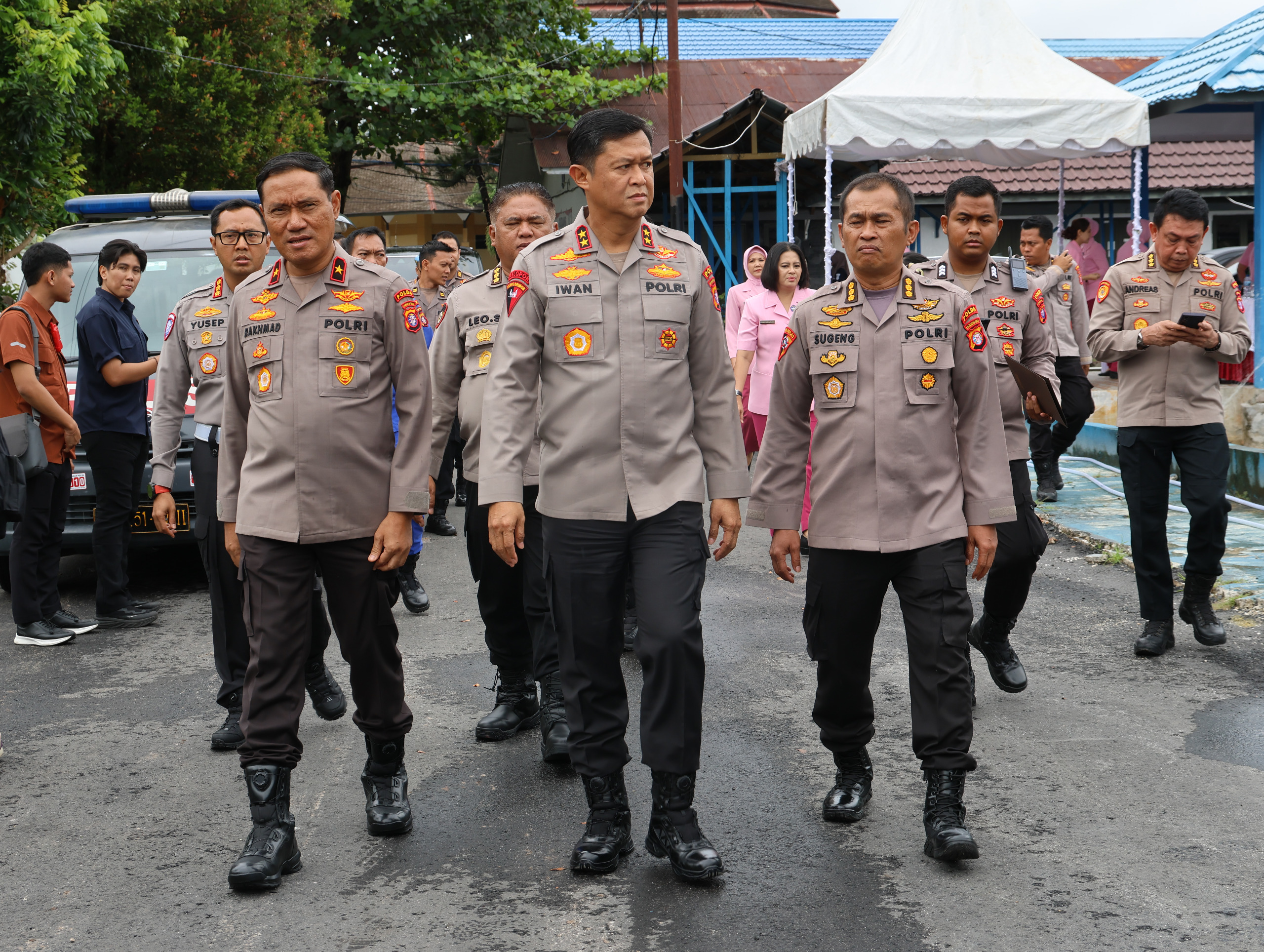 Cek Kesiapan SPPG, Kapolda Kalteng Pastikan 3400 Pelajar Terima Manfaat