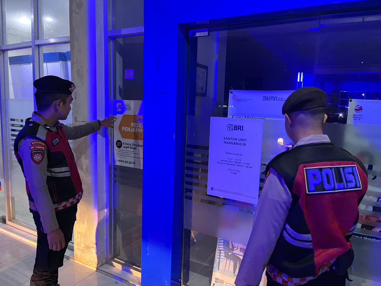 Sat Samapta Polres Lamandau Patroli di Objek Vital, Sambangi Satpam untuk Perkuat Keamanan