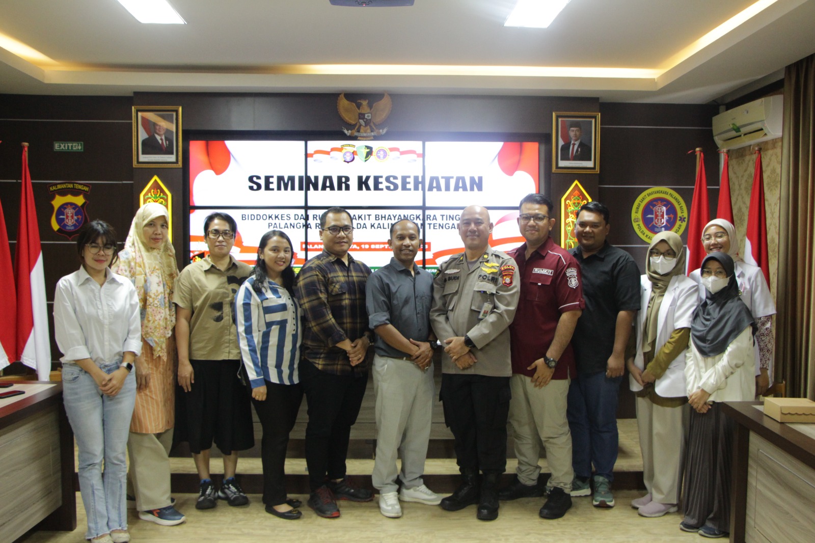 Perkuat Silaturahmi, Rumkit Bhayangkara Gelar Seminar Kesehatan Terkait Kecelakaan Kerja