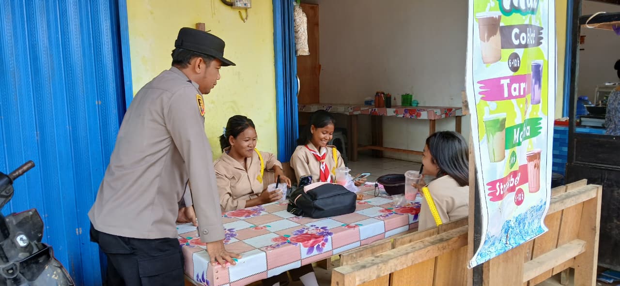 Piket Polsek Lamandau Sambang Anak-anak Yang Nongkrong