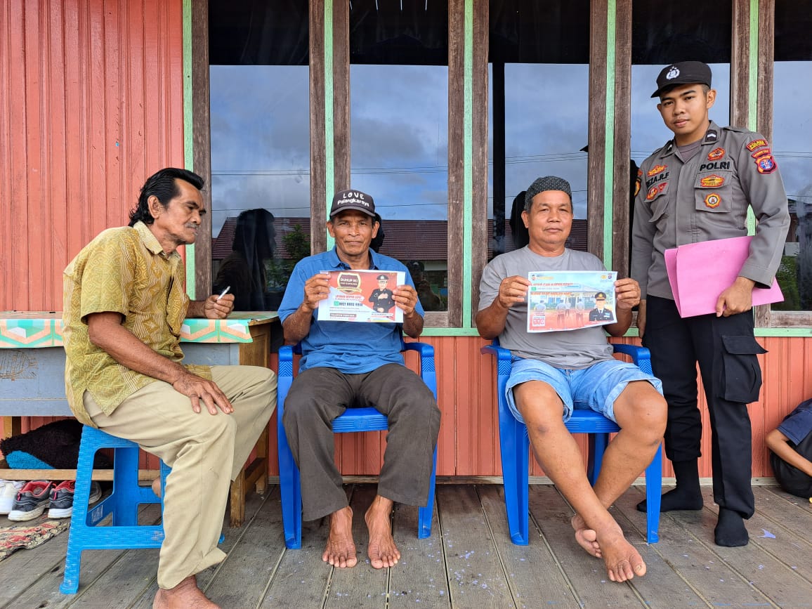 Polsek Gunung Purei Sosialisasikan Call Center untuk Tingkatkan Pelayanan Publik
