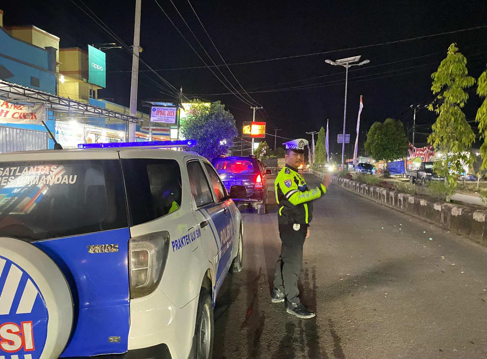 Patroli Blue Light Polres Lamandau, Upaya Cegah Gangguan Kamtibmas