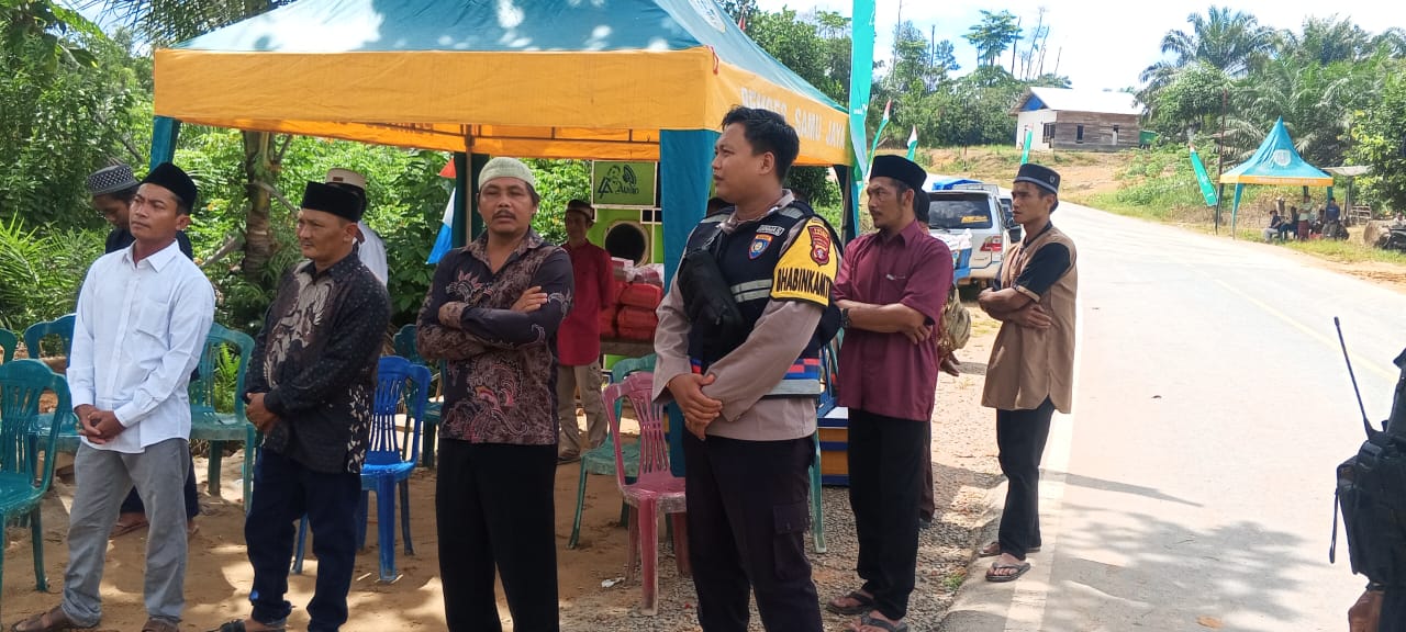 Piket Polsek lamandau melaksanakan Silaturahmi ke masyarakat