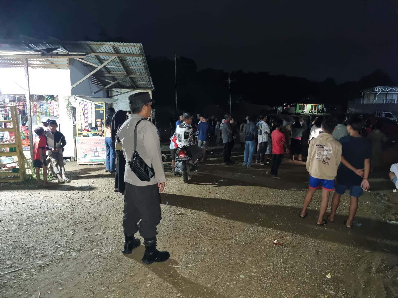 Antisipasi Tindak Kriminalitas, Polsek Teweh Tengah Laksanakan Patroli Malam