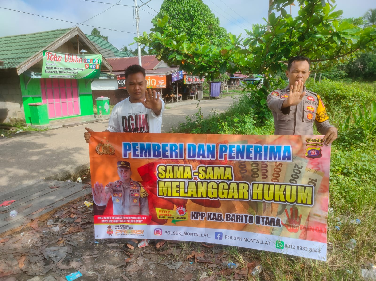 *Polsek Montallat Putus Tindak Pelanggaran Pungli, Polsek Montallat Himbau Stop Pungli ke Warga