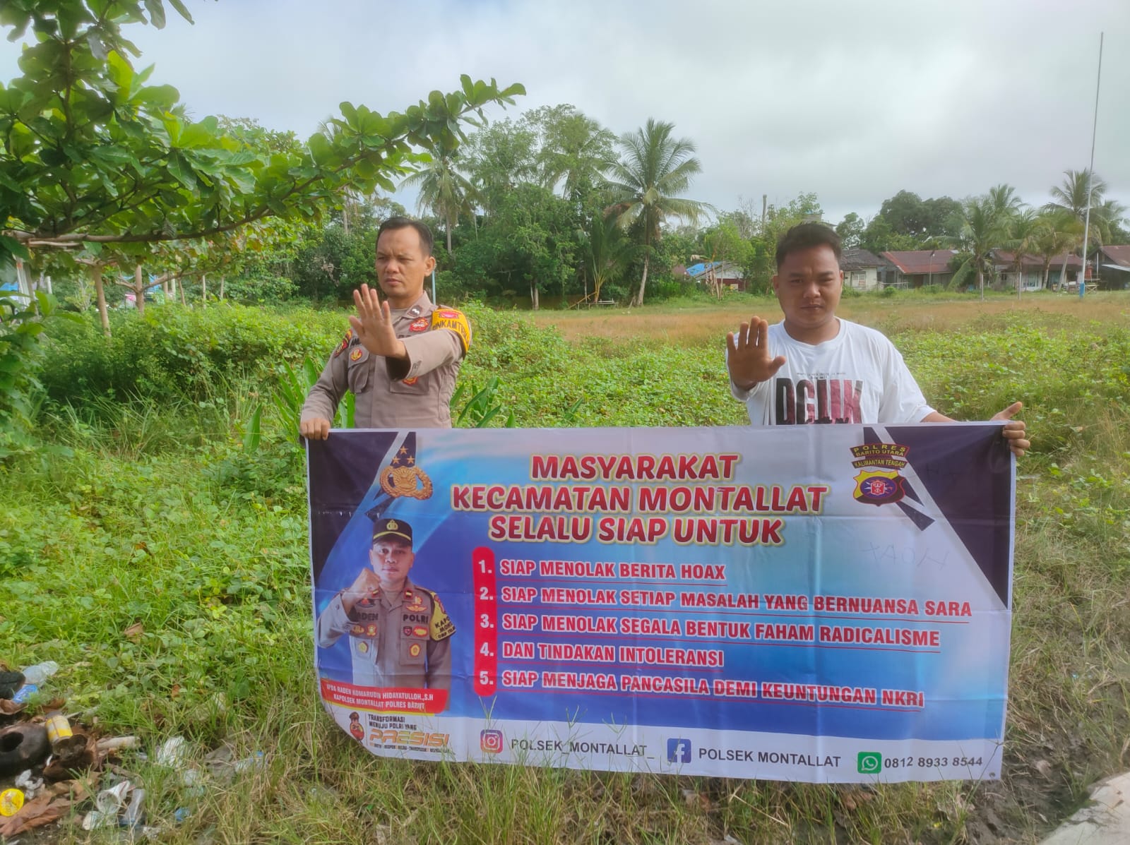 Polsek Montallat Gelar Sosialisasi Bahaya Hoax untuk Meningkatkan Literasi Informasi Masyarakat