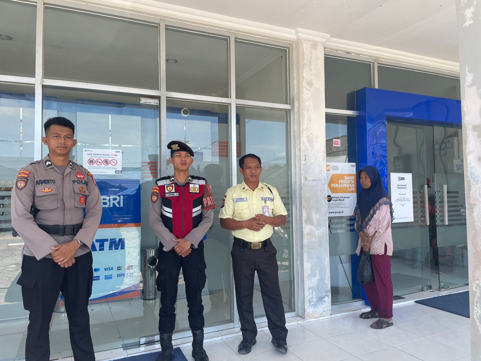 Piket Samapta melaksanakan Patroli di Objek-objek Vital Bank ATM