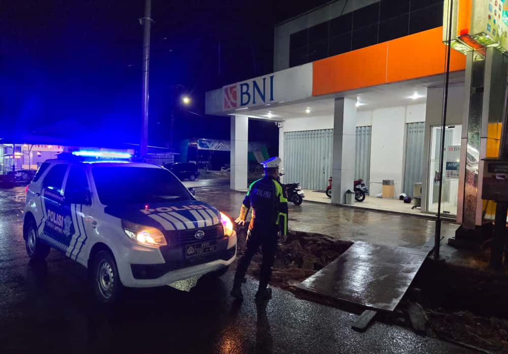 Patroli Blue Light Polres Lamandau, Upaya Cegah Gangguan Kamtibmas