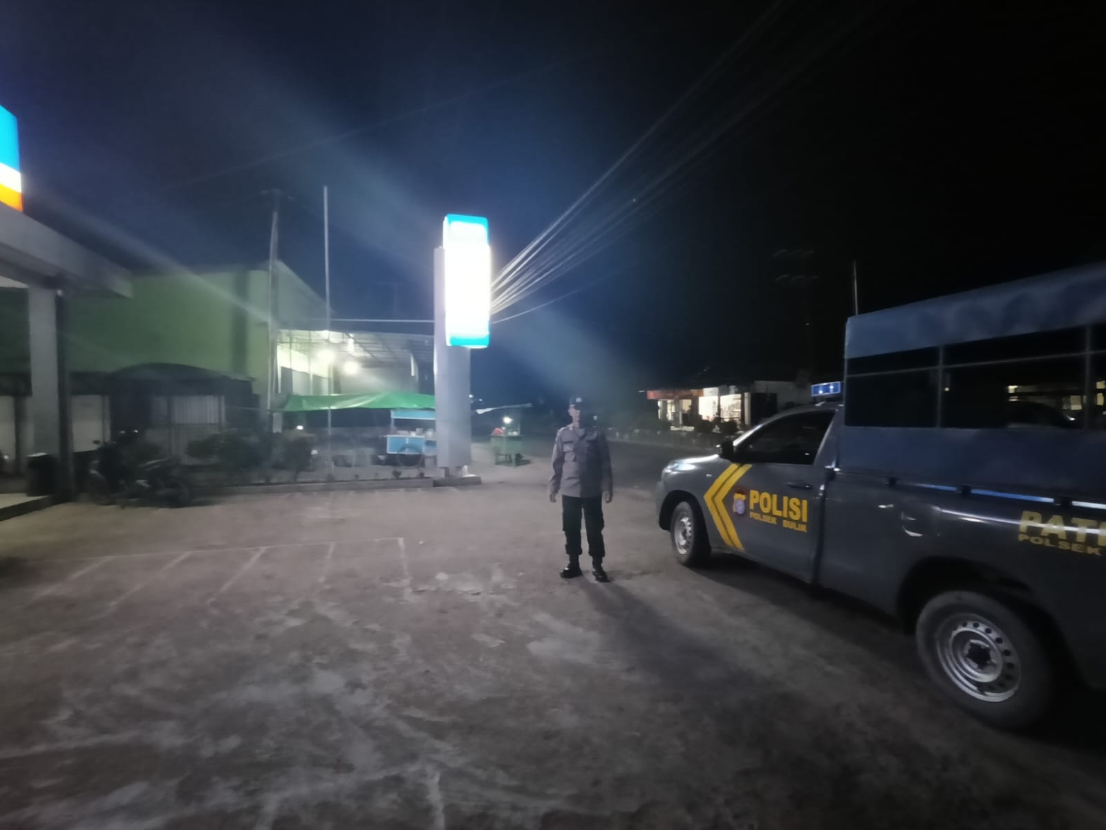 Polsek Bulik Patroli Obyek Vital dan Bank wilkum Polsek Bulik