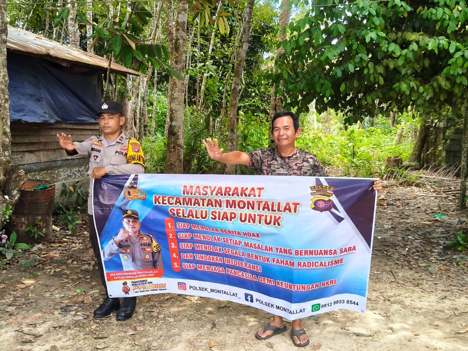 Polsek Montallat Gelar Sosialisasi Bahaya Hoax untuk Meningkatkan Literasi Informasi Masyarakat