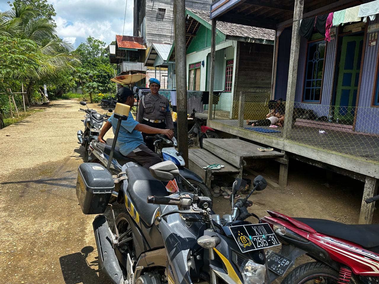 Polsek Teweh Timur Gelar Patroli Siang untuk Jaga Kamtibmas Kondusif