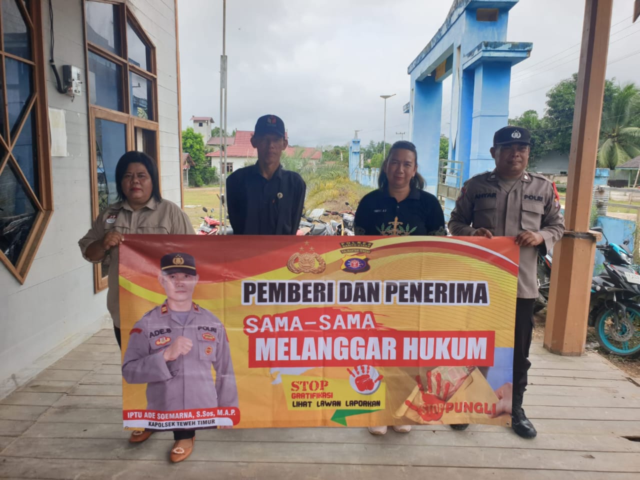 Polsek Teweh Timur Gencarkan Sosialisasi Saber Pungli untuk Wujudkan Pelayanan Publik Bersih