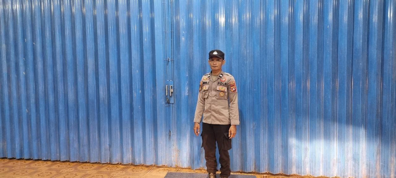 Personil Piket Patroli di Wilkum Polsek Sematu Jaya