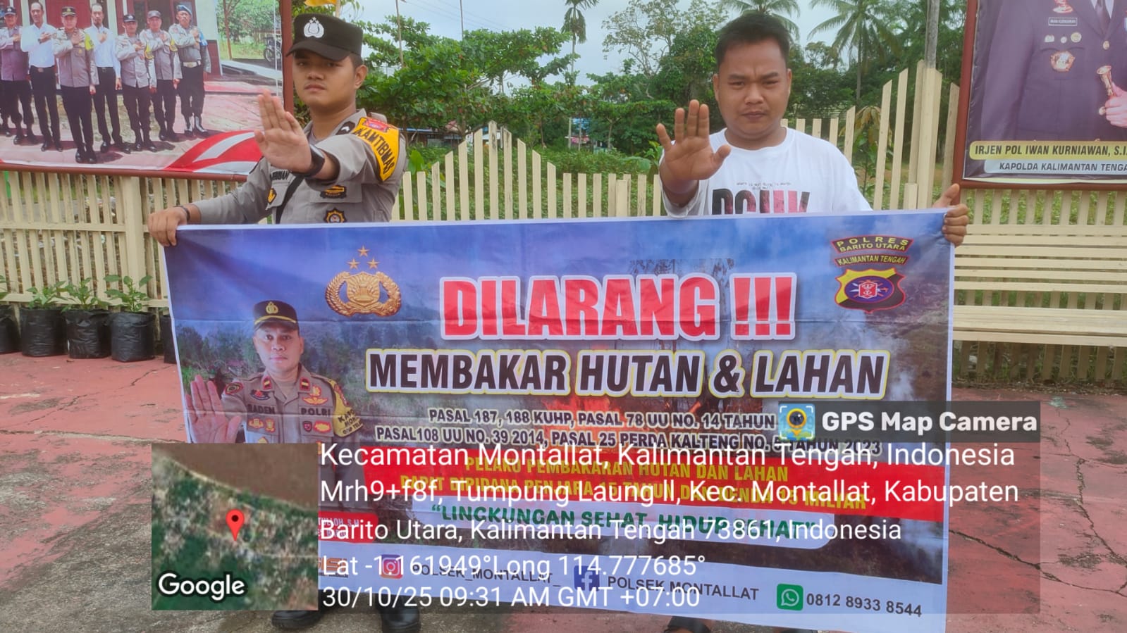 **Polsek Montallat Gelar Sosialisasi Karhutla Untuk Meningkatkan Kesadaran Masyarakat**