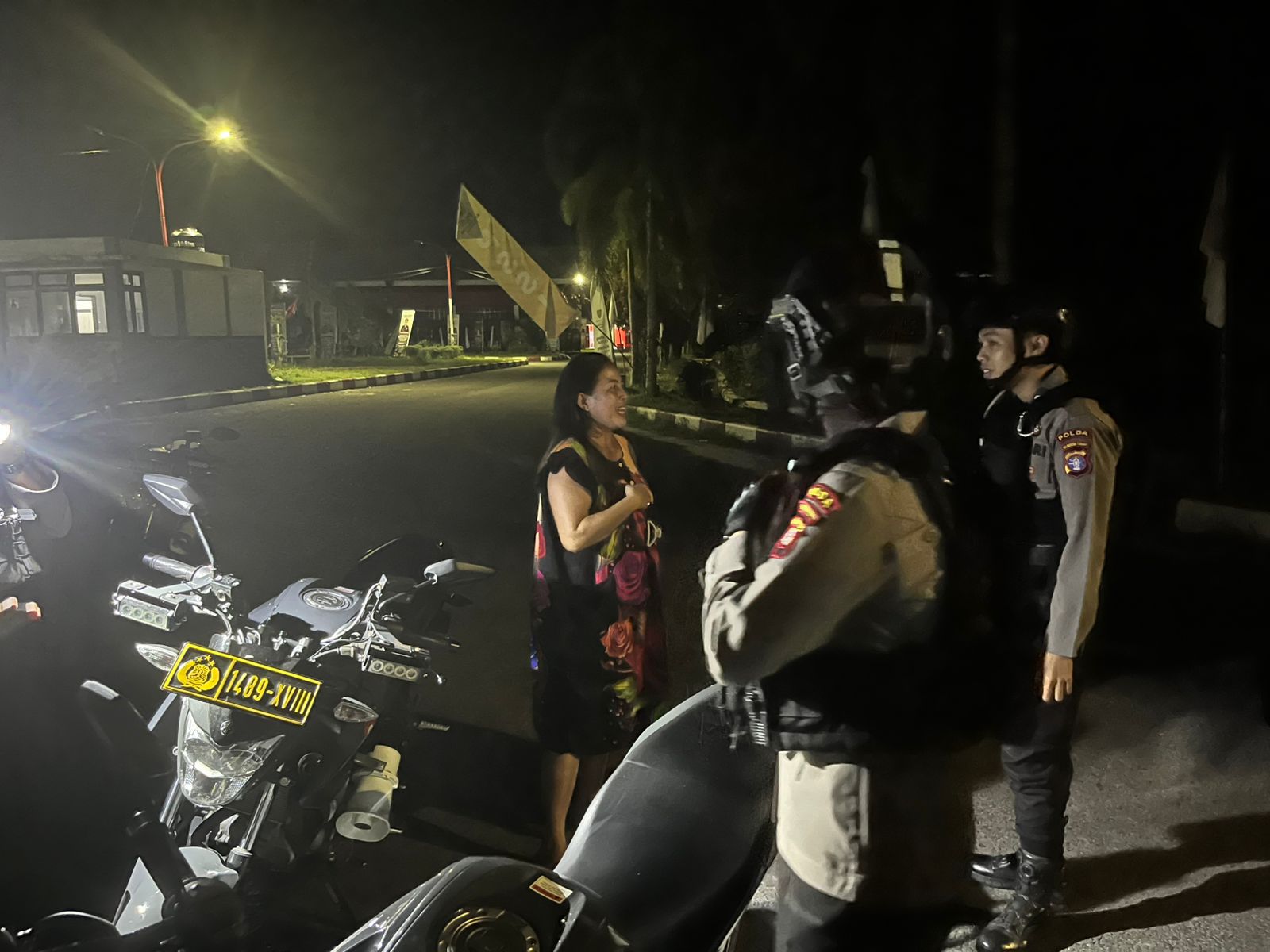Jaga Kamtibmas Malam Hari, Unit PPRC Ditsamapta Polda Kalteng Laksanakan Patroli