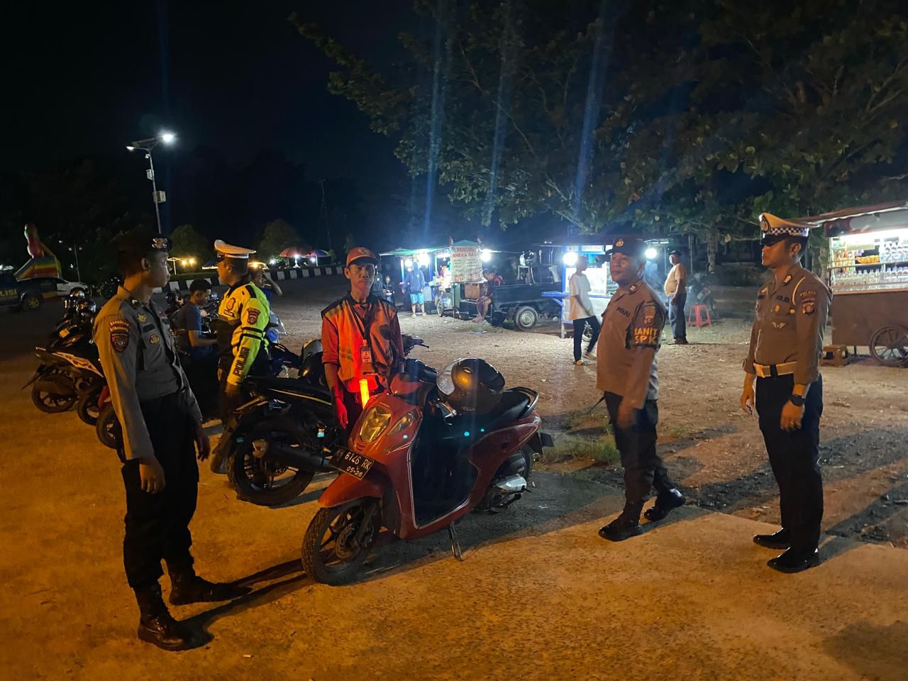 Polres Lamandau Laksanakan KRYD Mencegah Potensi Gangguan Kamtibmas