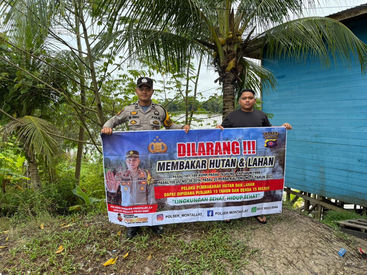 **Polsek Montallat Gelar Sosialisasi Karhutla Untuk Meningkatkan Kesadaran Masyarakat**