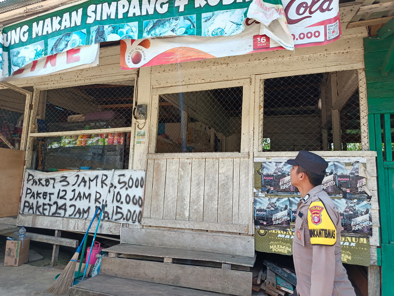 Piket Polsek Delang melaksanakan patroli diwilkum Polsek Delang