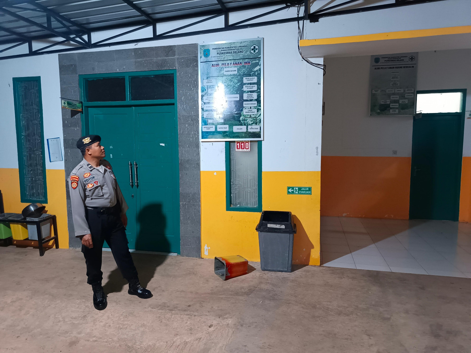 Piket Polsek Delang melaksanakan patroli diwilkum Polsek Delang