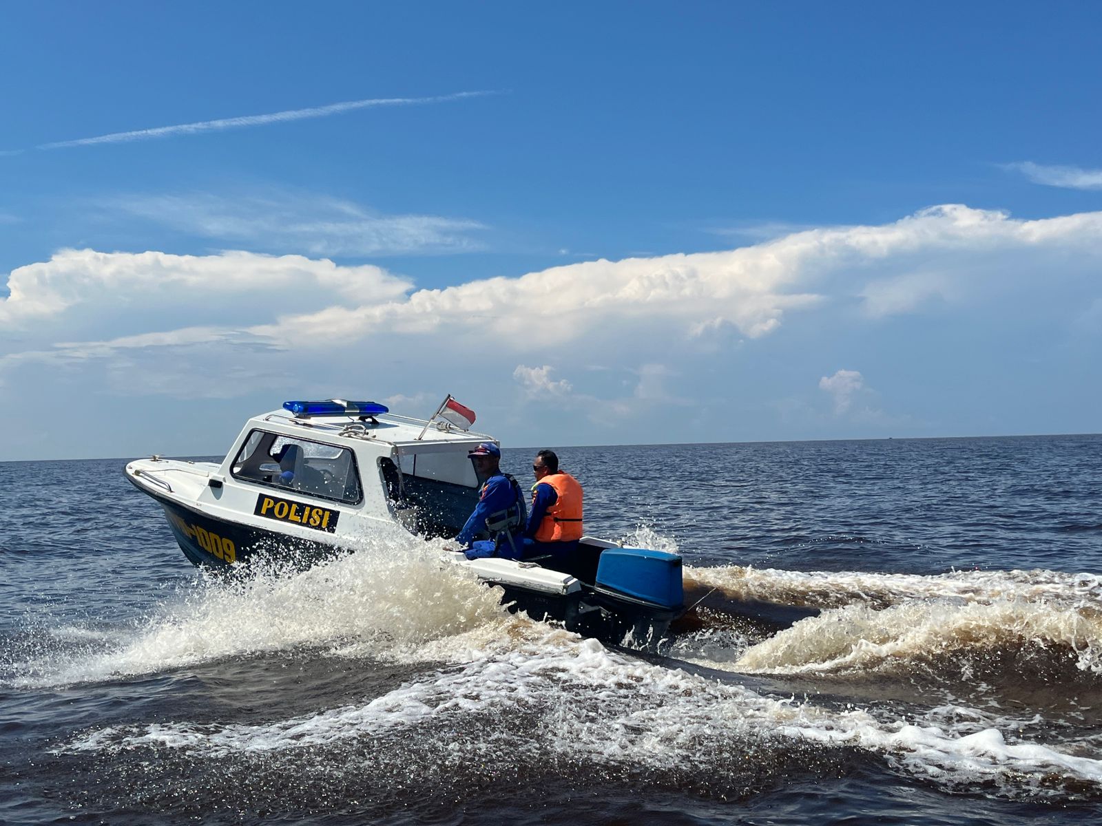 Tim SAR gabungan Ditpolairud Polda Kalteng bersama pencarian hari ke-7