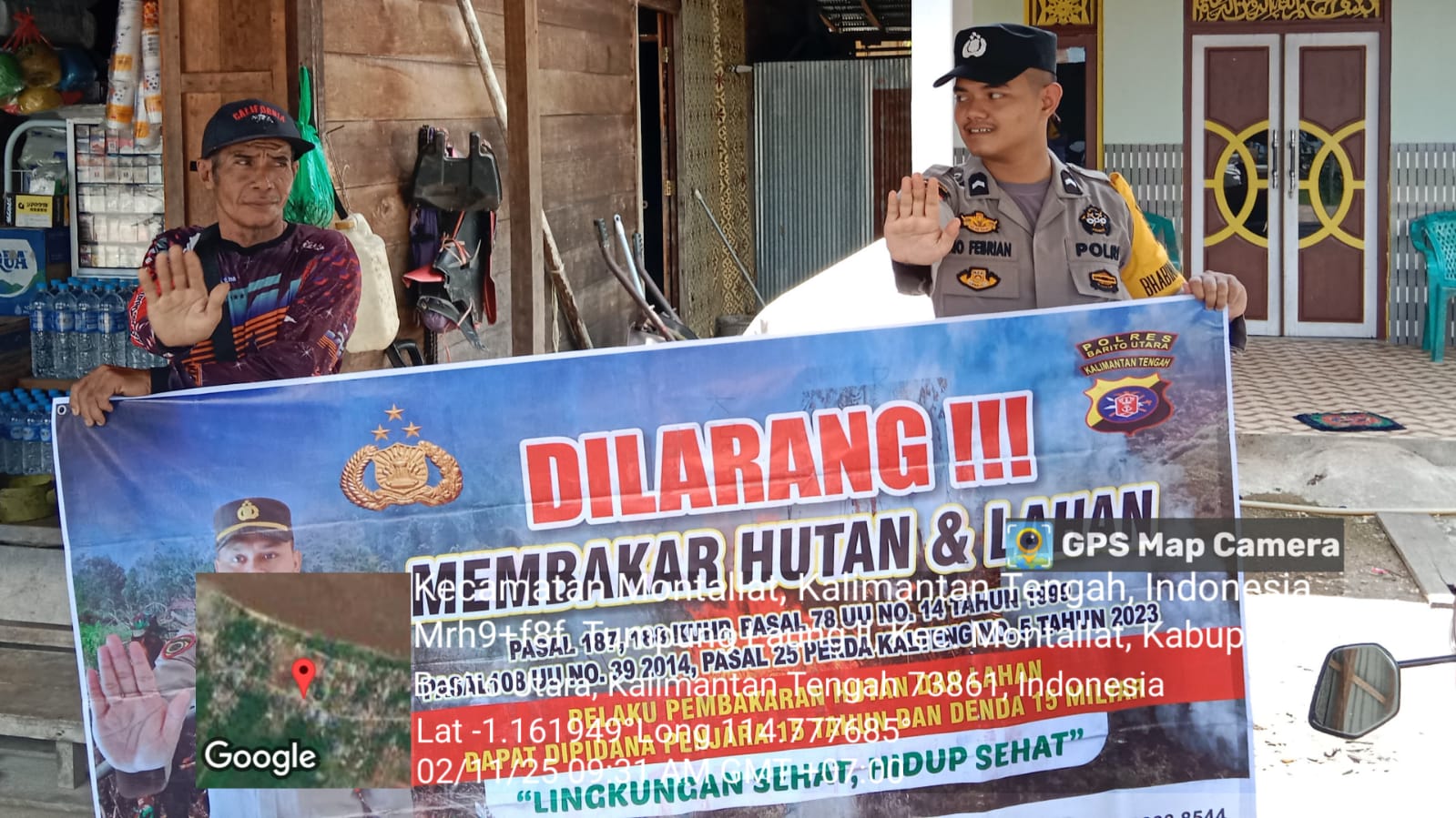 **Polsek Montallat Gelar Sosialisasi Karhutla Untuk Meningkatkan Kesadaran Masyarakat**