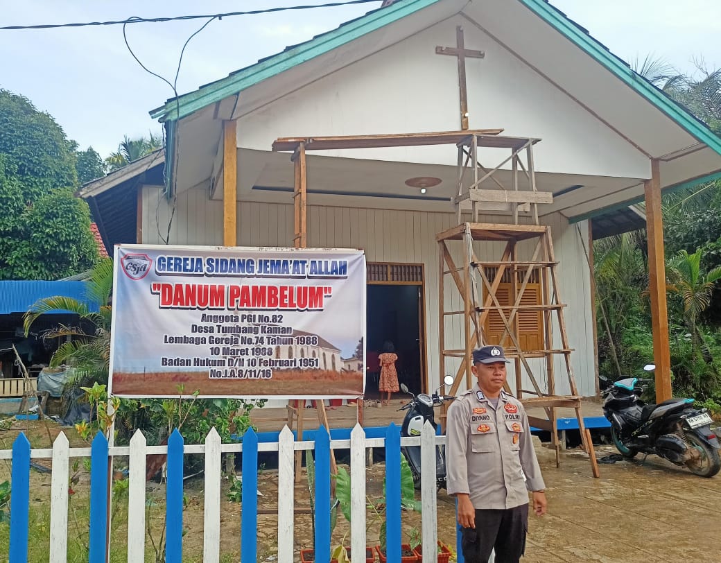 *PAM dan Patroli Ibadah Minggu oleh Polsek Sanaman Mantikei*