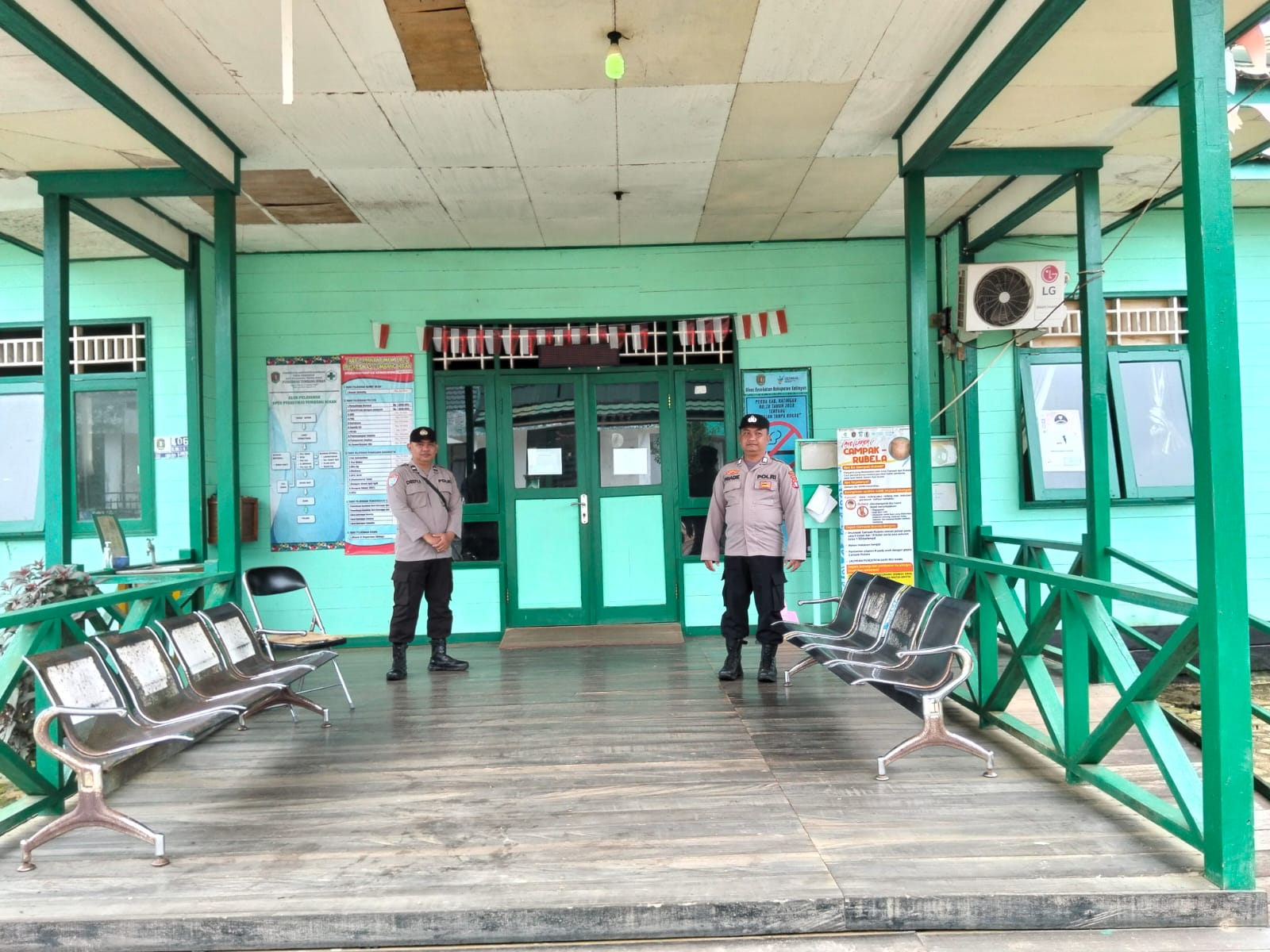 Cegah Gangguan Kamtibmas Polsek Marikit Gencar Patroli Siang diwilayah Kec. Marikit, Kab. Katingan.