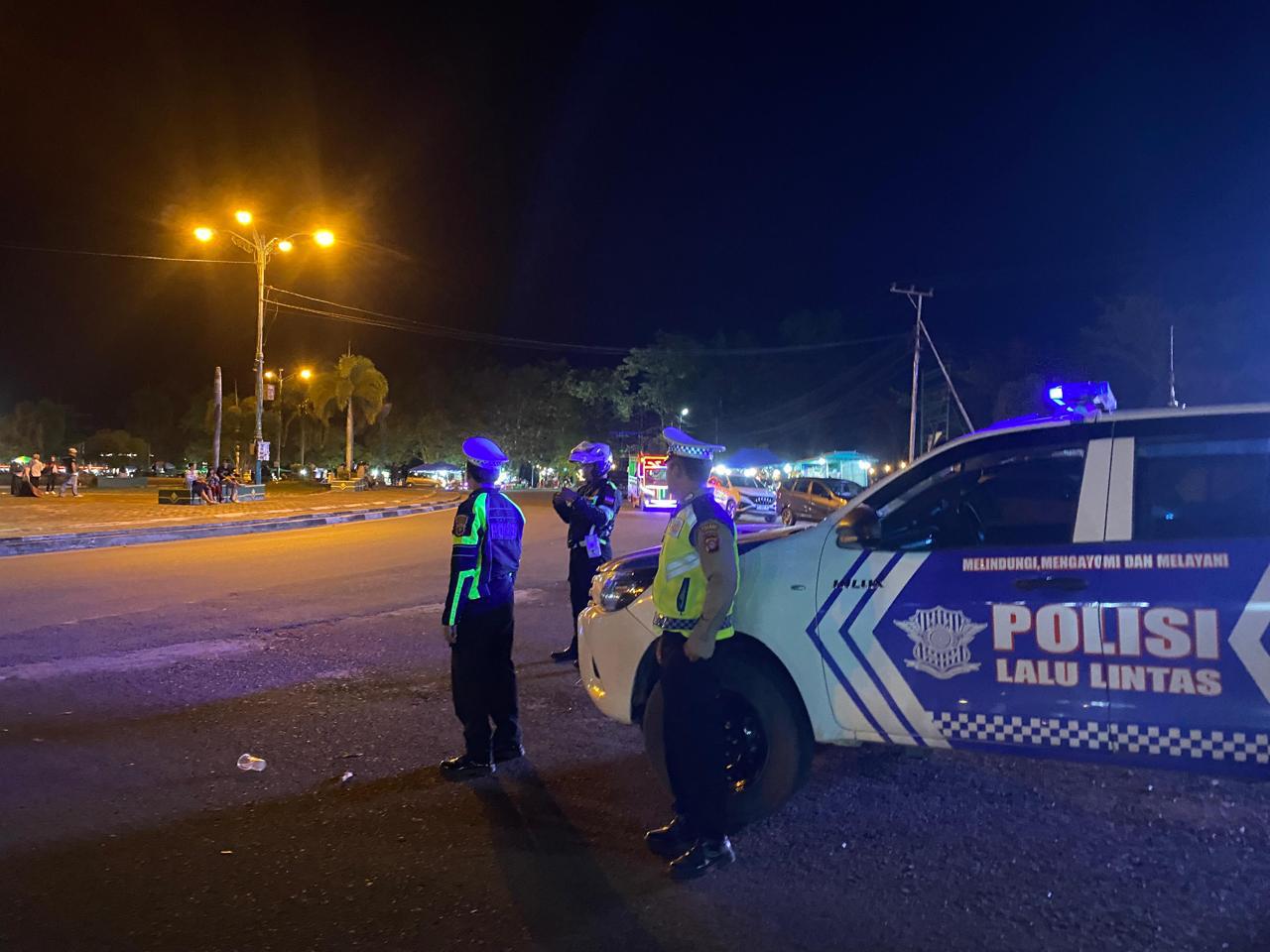 Patroli Blue Light Polres Lamandau, Upaya Cegah Gangguan Kamtibmas