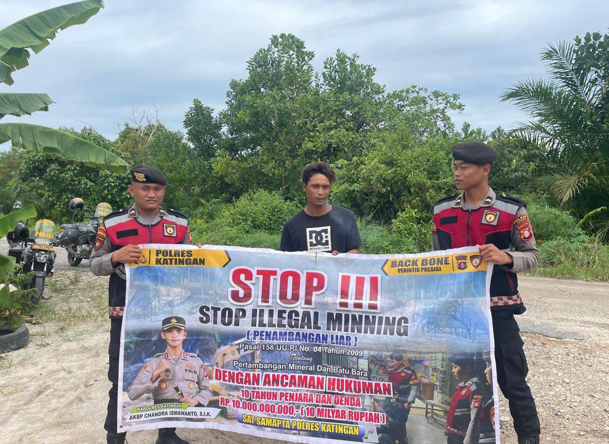 _Sat Samapta Polres Katingan Gencar Melaksanakan patroli Illegal Mining_