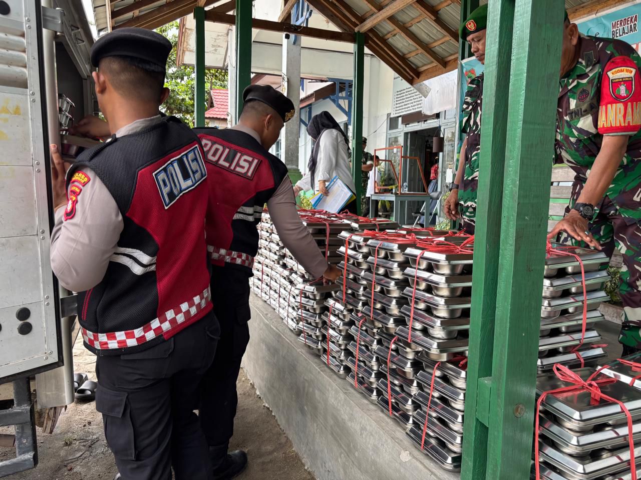 *Pemantauan Program SPPG, Sat Samapta Polres Katingan Lakukan Pengawasan*