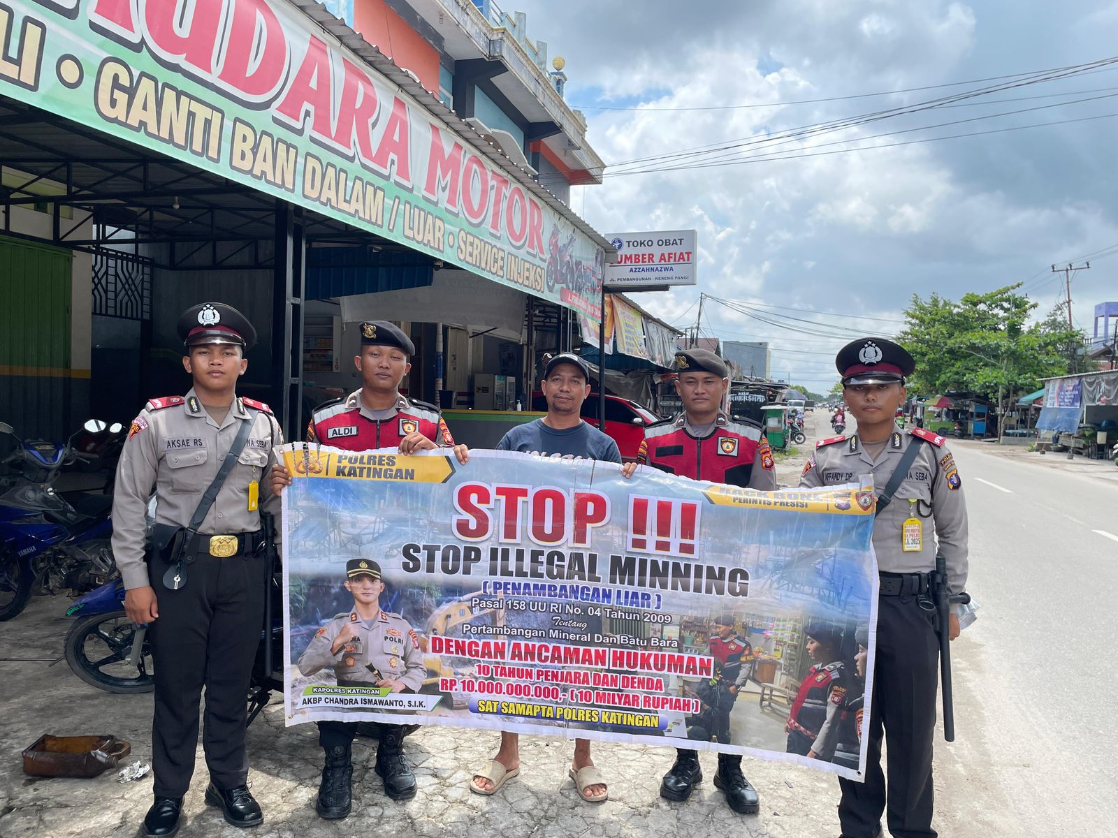 _Sat Samapta Polres Katingan Gencar Melaksanakan patroli Illegal Mining_