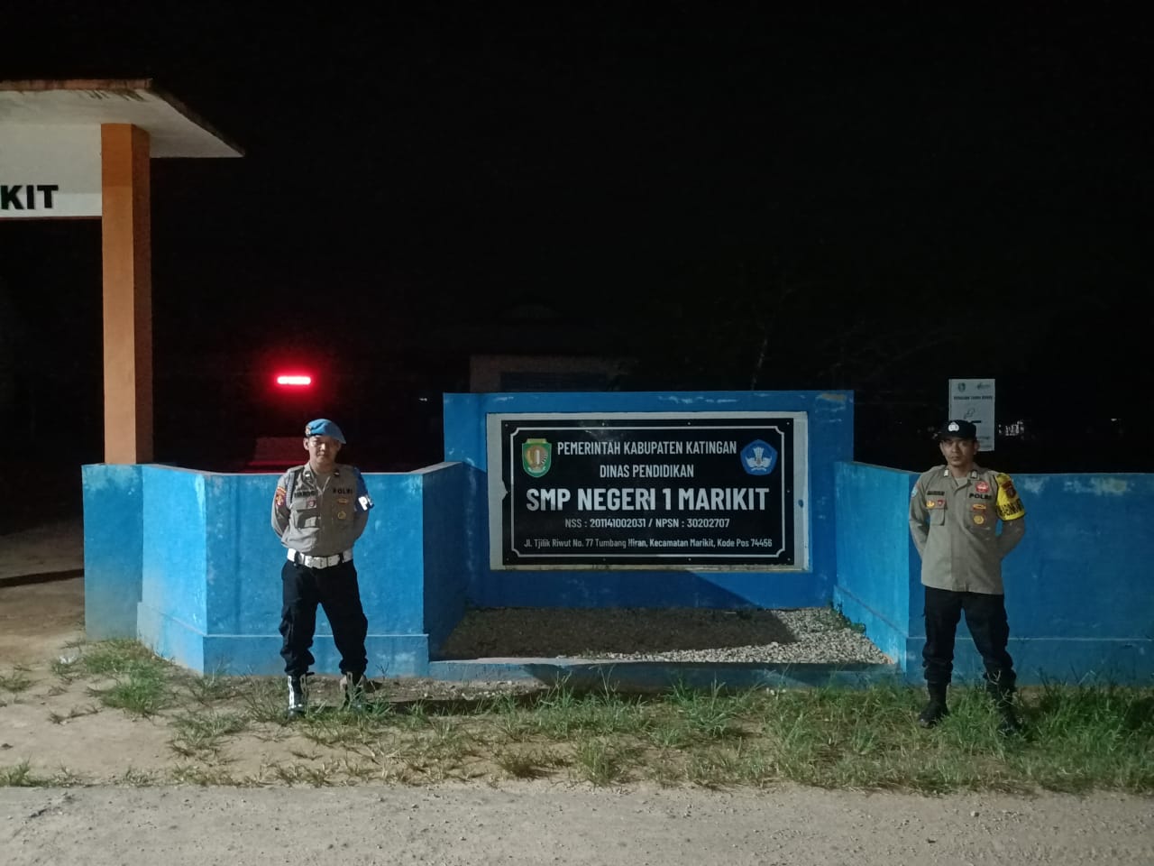 *Ciptakan Situasi yang Aman, Polsek Marikit Laks Giat Patroli Malam.*