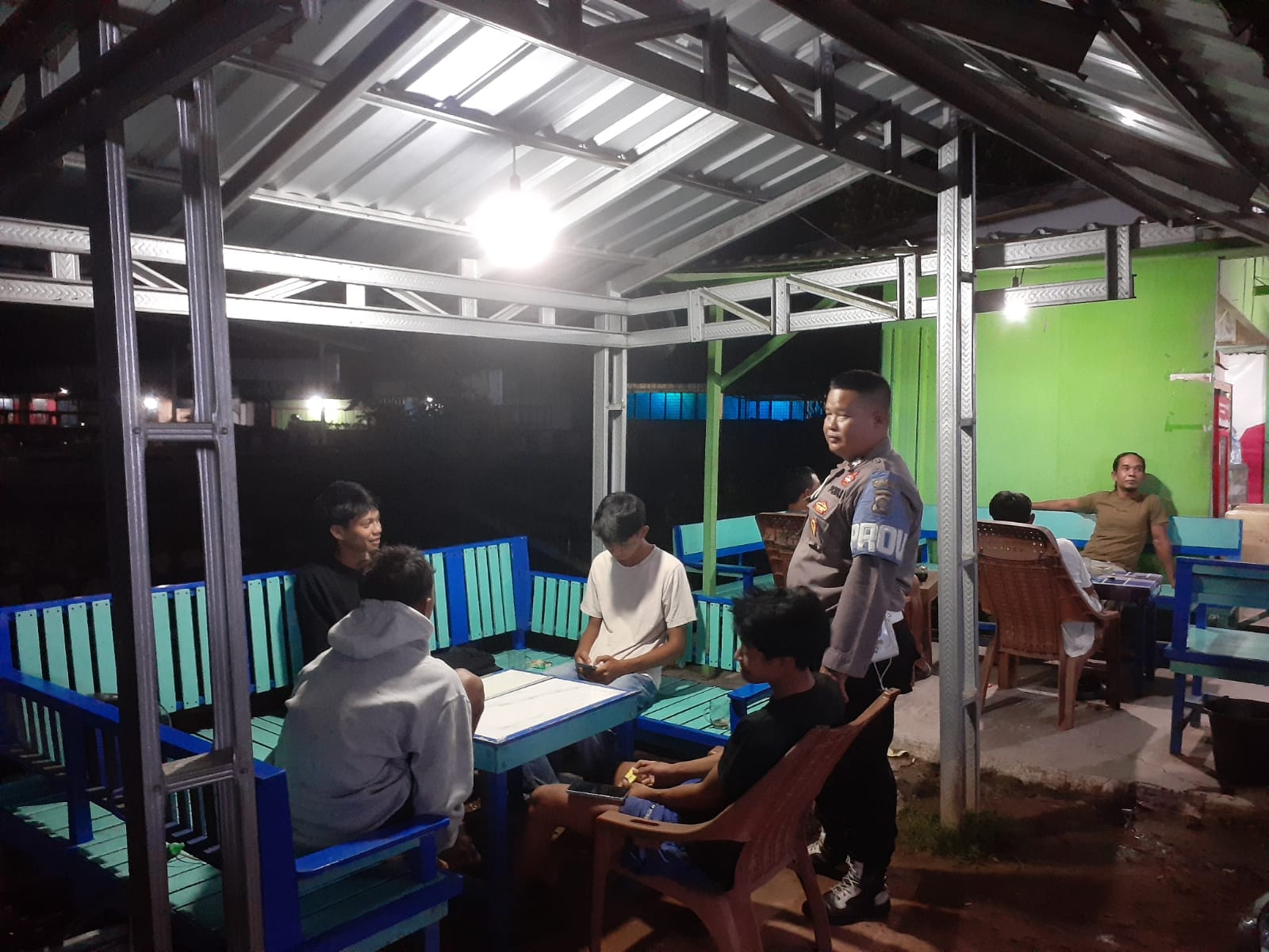 Polsek Bulik Patroli Imbau Anak-anak Yang Nongkrong