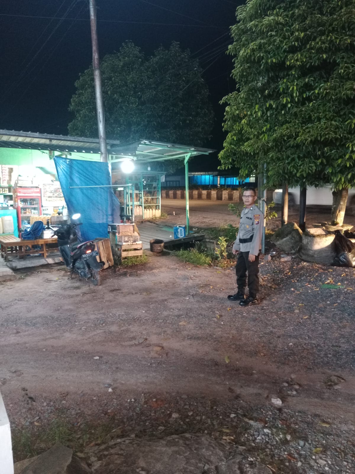 Personel Polsek melaksanakan Patroli di Wilkum Polsek Bulik