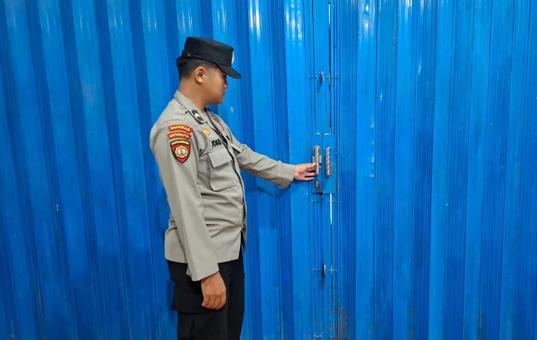 Personil Piket Patroli di Wilkum Polsek Sematu Jaya