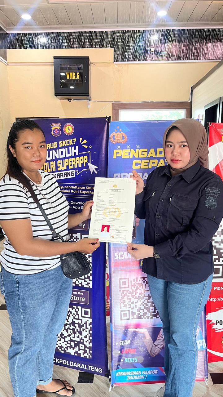 Polres Barito Utara Tingkatkan Kualitas Layanan Publik, SKCK Kini Bisa Diajukan Secara Online Melalui Aplikasi Presisi Polri