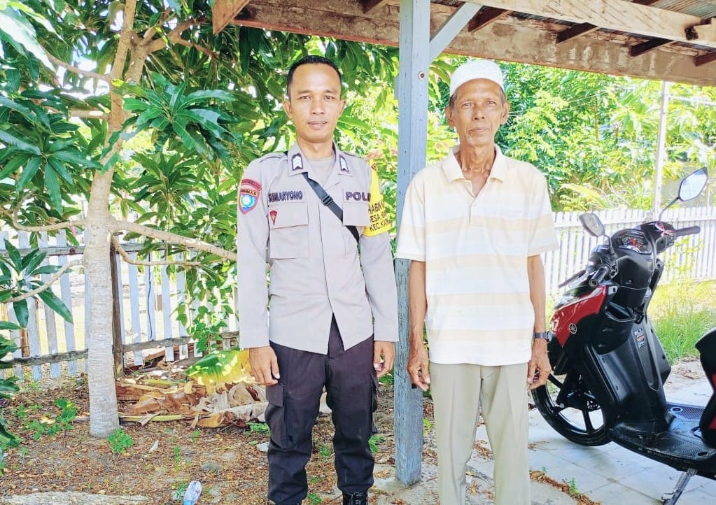 Menjaga Keamanan dan Ketertiban Masyarakat,Personil Polsek Katingan Kuala Kunjungi Warga