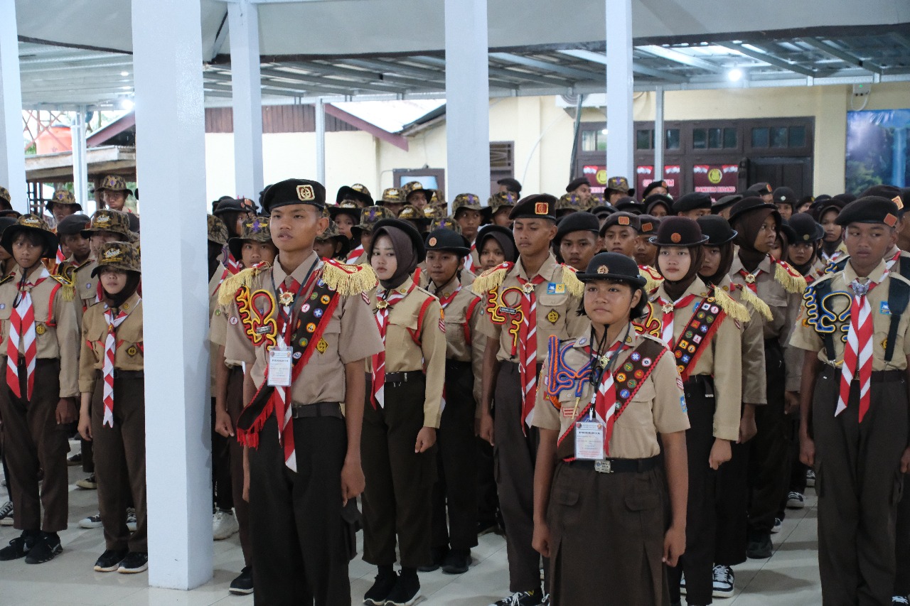 Polres Lamandau Buka Perkemahan Saka Bhayangkara (Lokabhara) ke-7 Tahun 2025