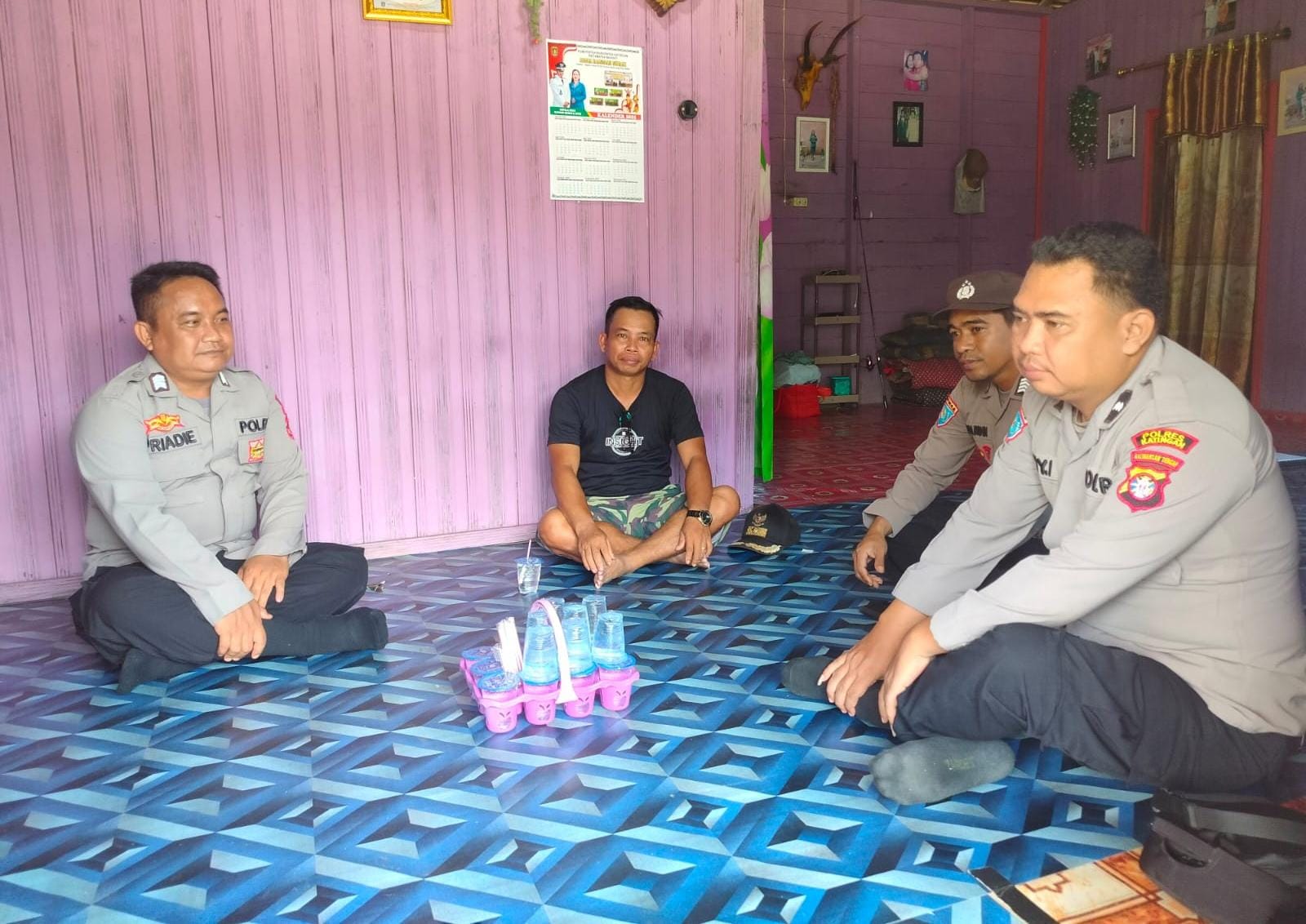 BHABINKAMTIBMAS POLSEK KATINGAN HULU SAMBANGI WARGA.