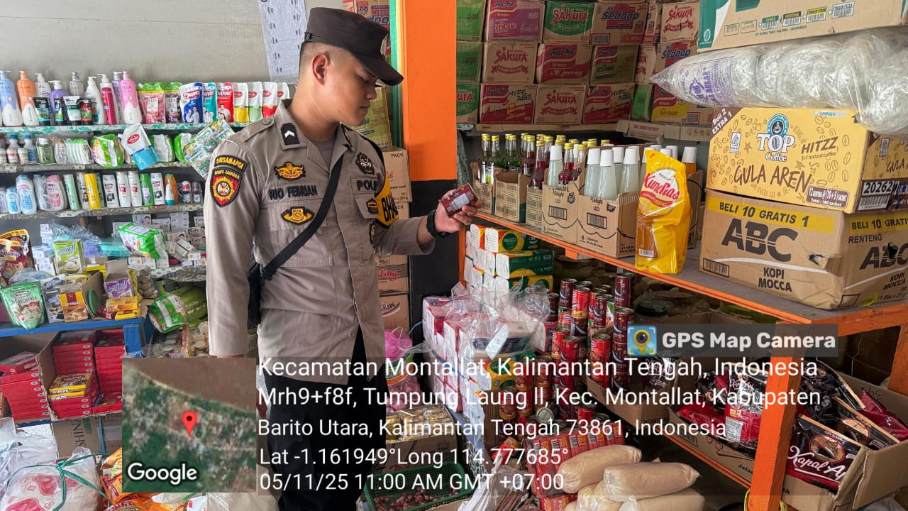 **Polsek Montallat Laksanakan Pengecekan Sembako Untuk Pantau Stok Dan Harga Di Pasaran**