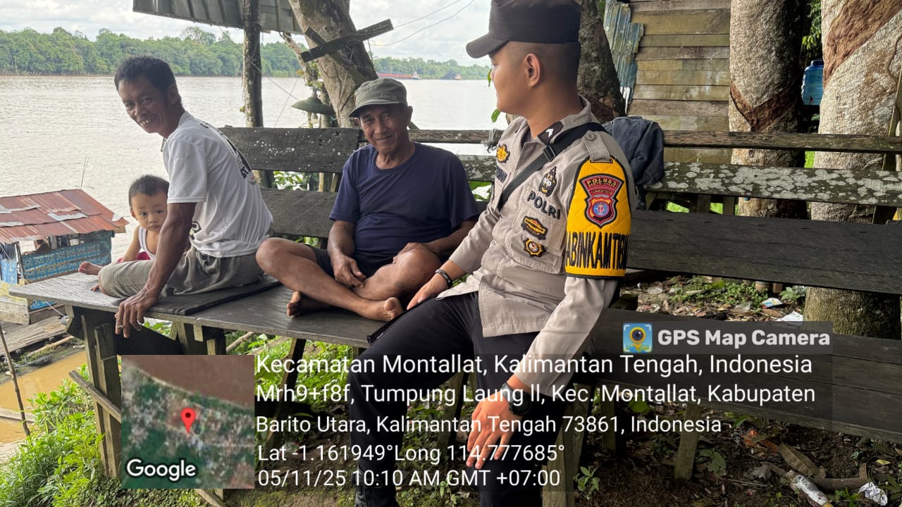 **Polsek Montallat Perkuat Kedekatan Dengan Masyarakat Melalui Sambang DDS**