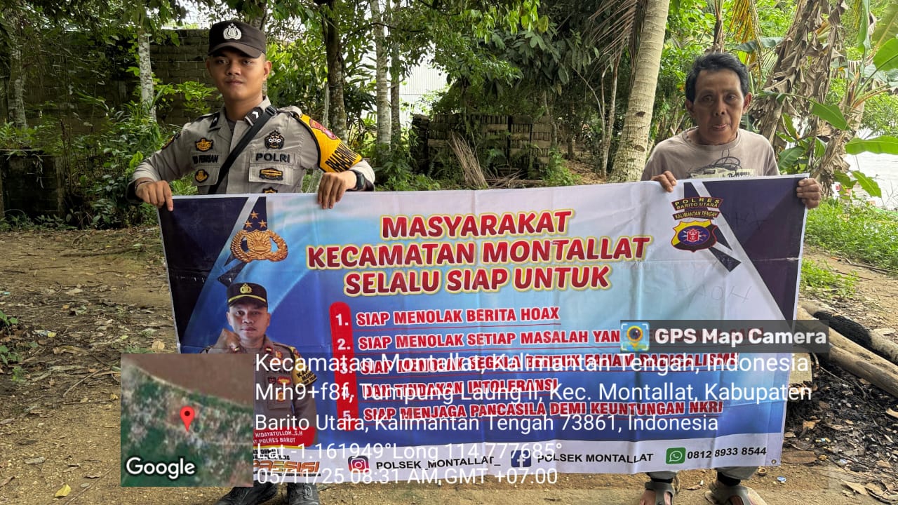 **Polsek Montallat Gelar Sosialisasi Bahaya Hoax untuk Meningkatkan Literasi Informasi Masyarakat**