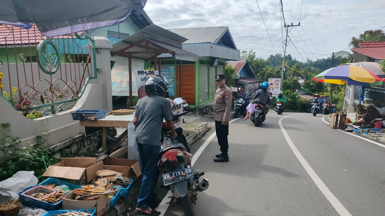Wujudkan Situasi Kamtibmas Yang Aman Dan Kondusif, Polsek Teweh Tengah Laksanakan Patroli Kamtibmas