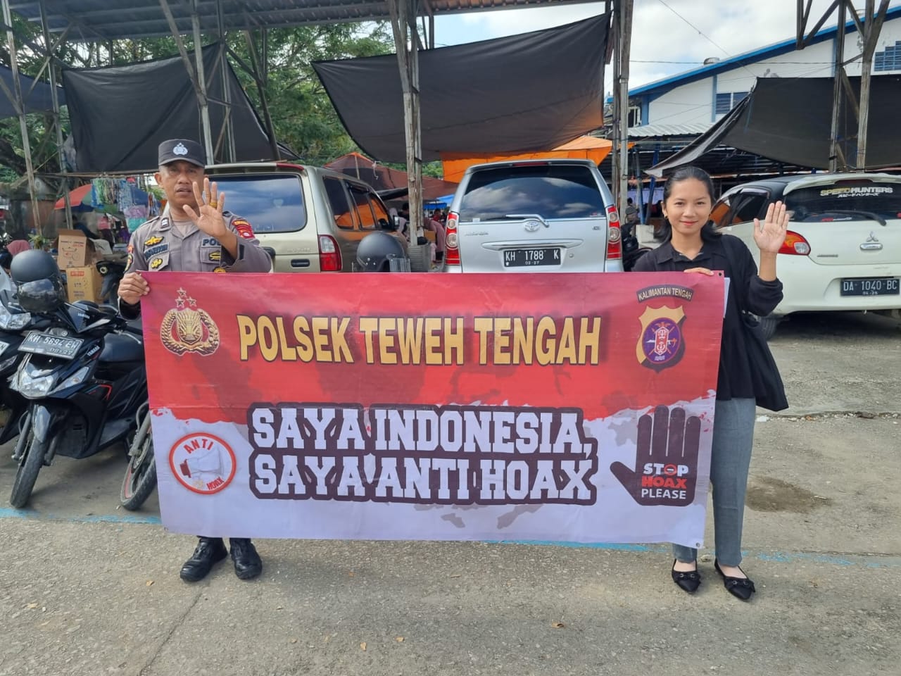 Saring Sebelum Sharing, Polsek Teweh Tengah Himbau Masyarakat Agar Tidak Mudah Percaya Mengenai Berita Hoax