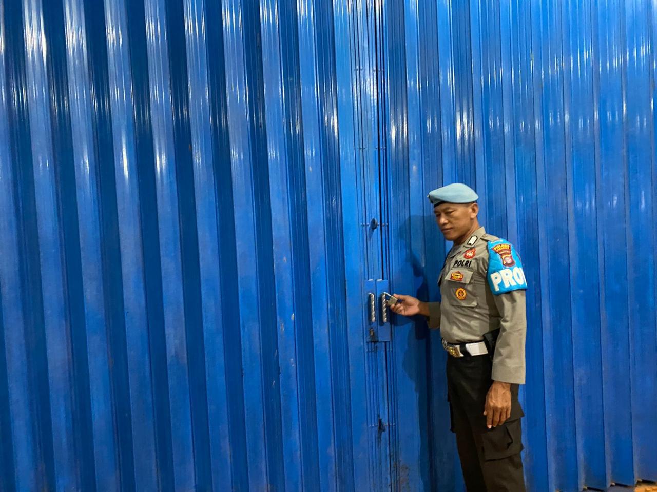 Personil Piket Patroli di Wilkum Polsek Sematu Jaya