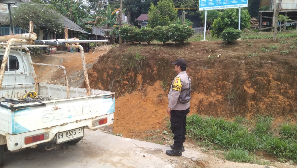 Piket Polsek Delang melaksanakan giat patroli Tempat Objek Vital